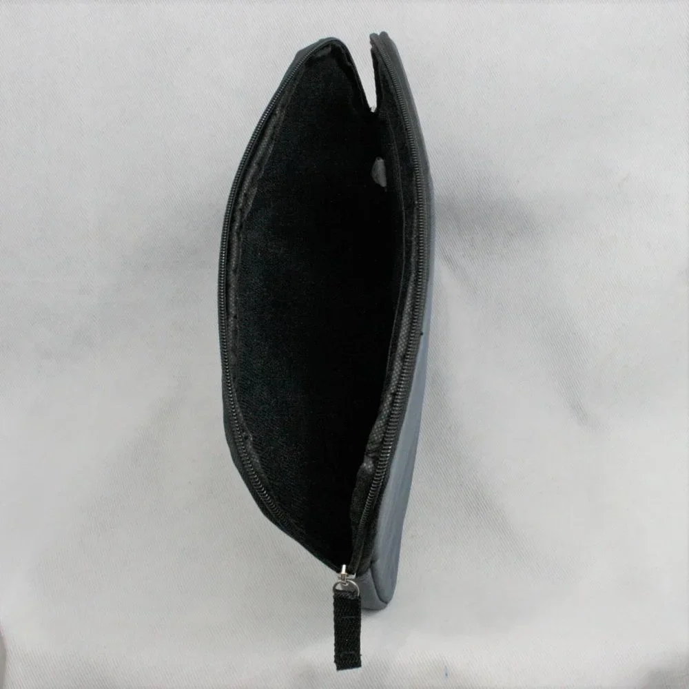 IPad Padded Carrying Case Black & Gray w/ Zipper Closure